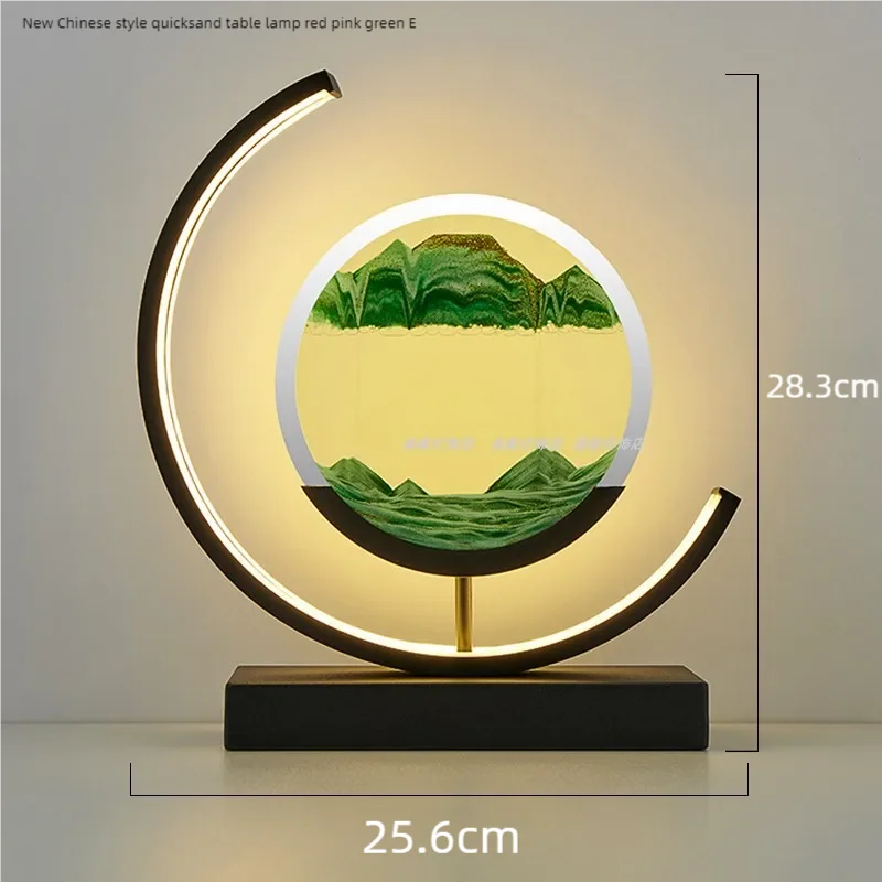 LED Quicksand Night Light Lamp 4